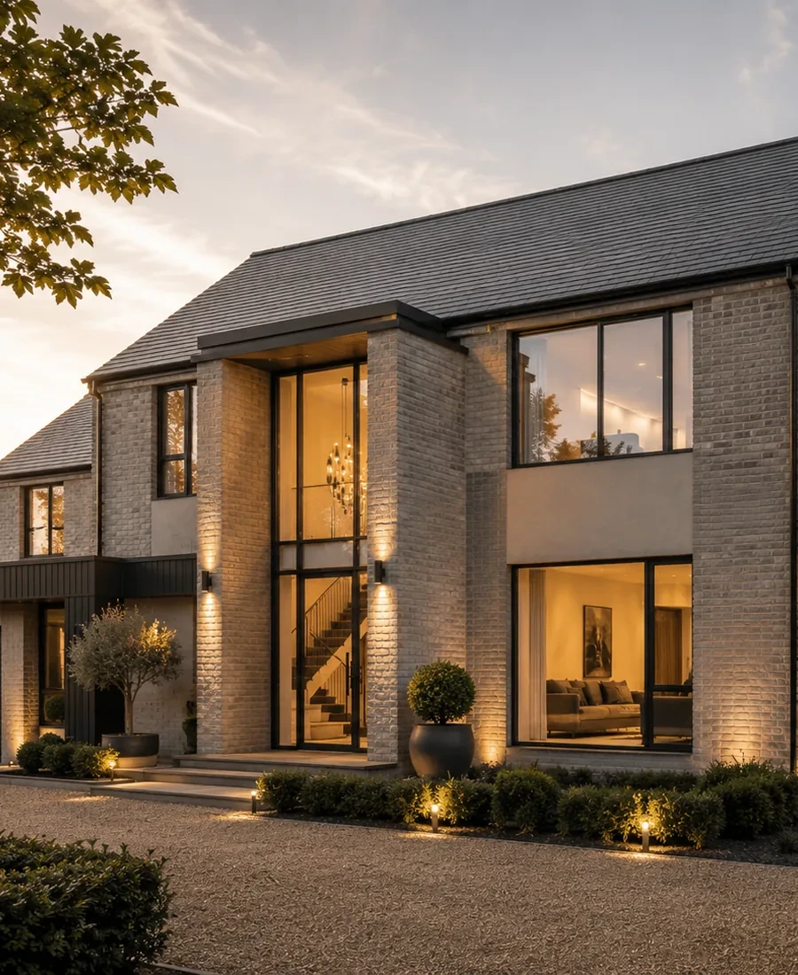 Private new build project completed in Hampshire by Chapman Builders